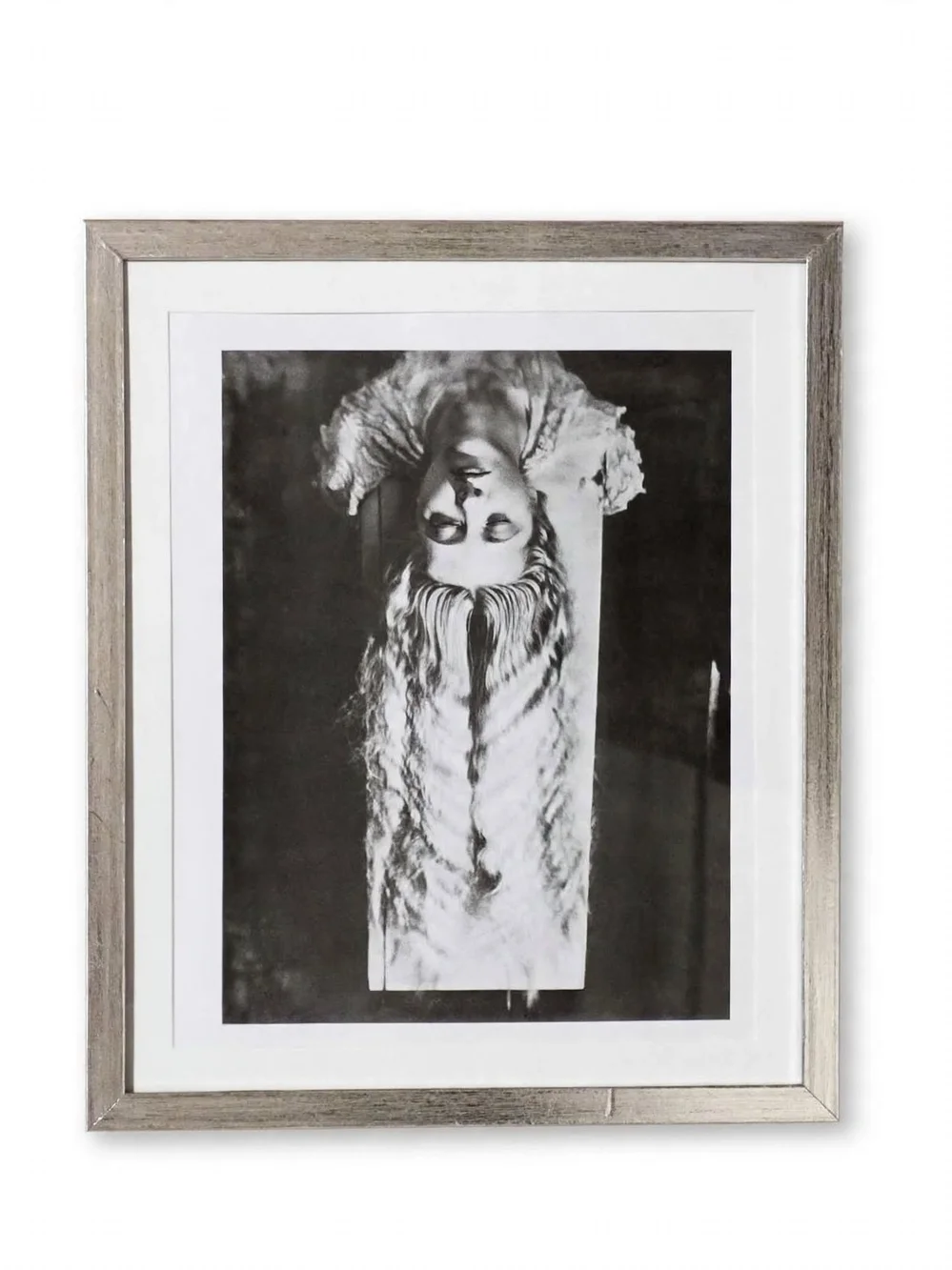 1929 Surrealist Framed Art Print - Upside Down Portrait Black & White By Man Ray